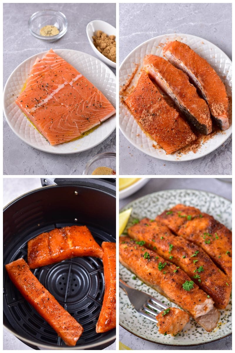 how to cook salmon in air fryer