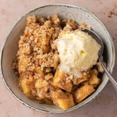 keto apple crisp