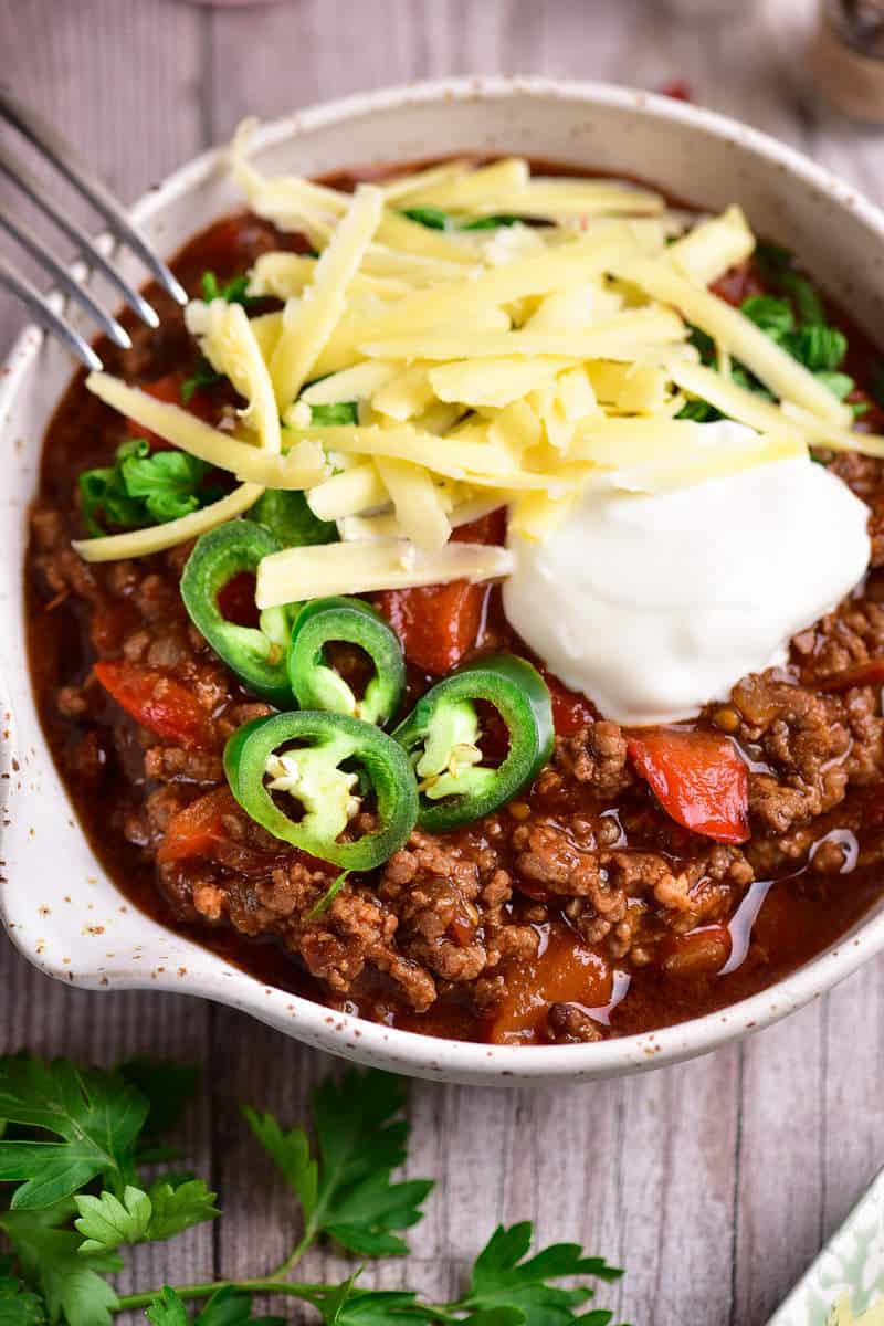 low carb chili