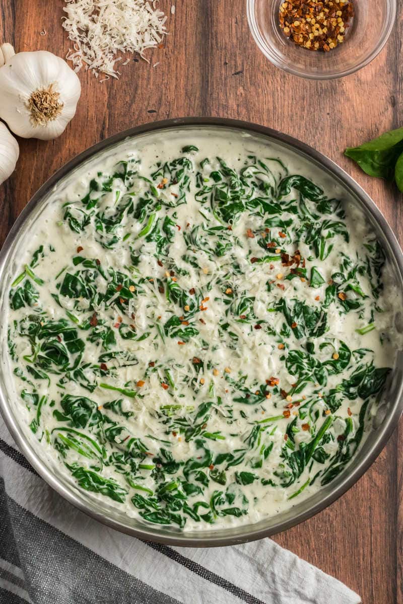 Keto Creamed Spinach