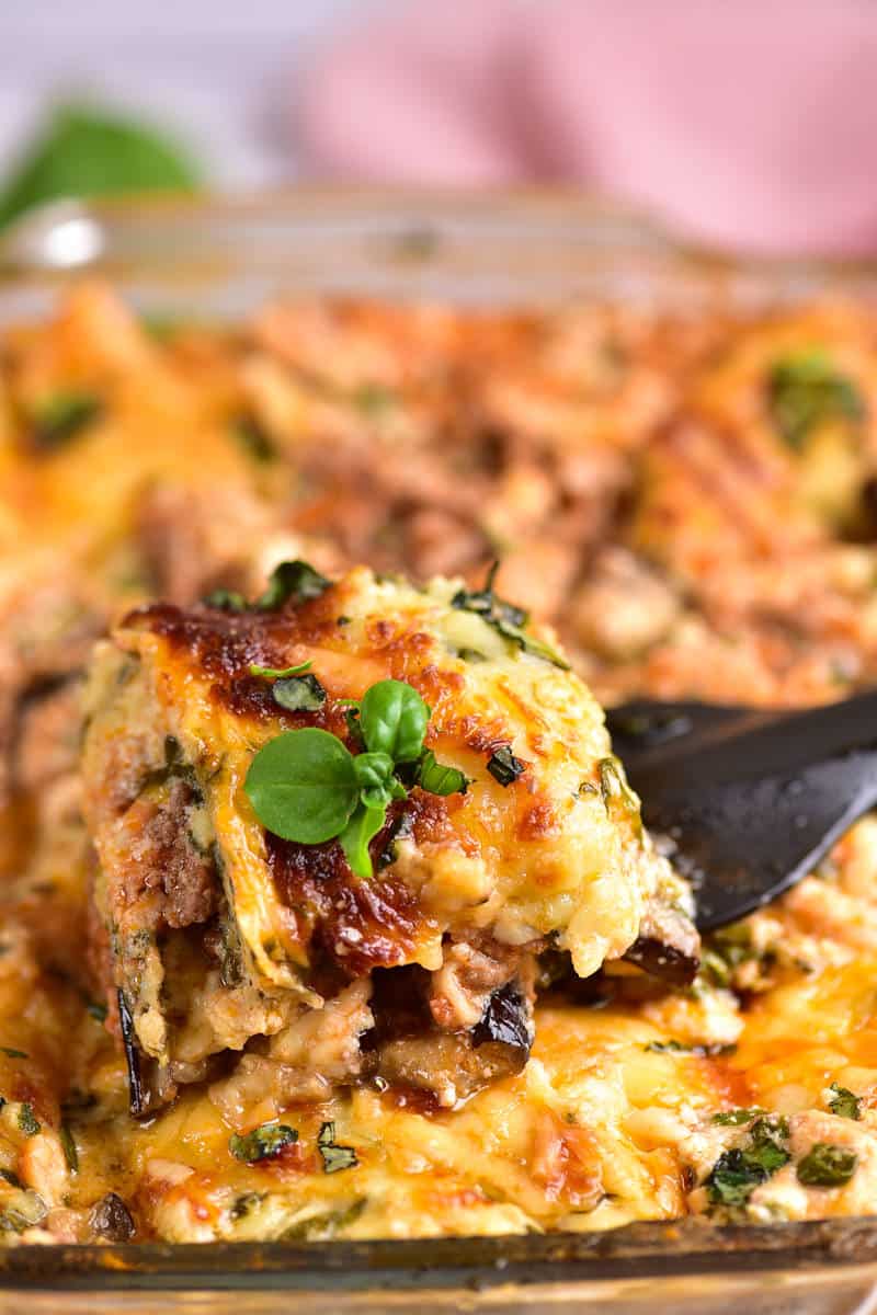 low carb eggplant lasagna