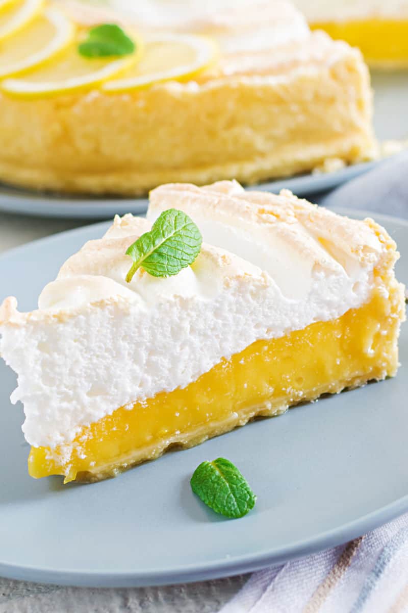 keto lemon meringue pie