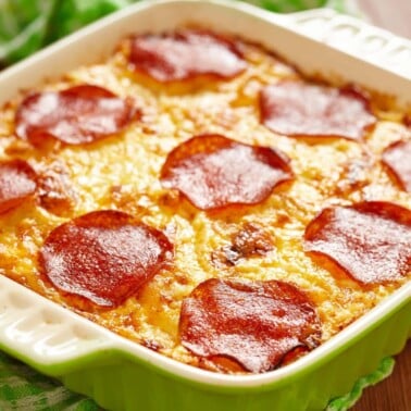 keto pizza casserole recipe.