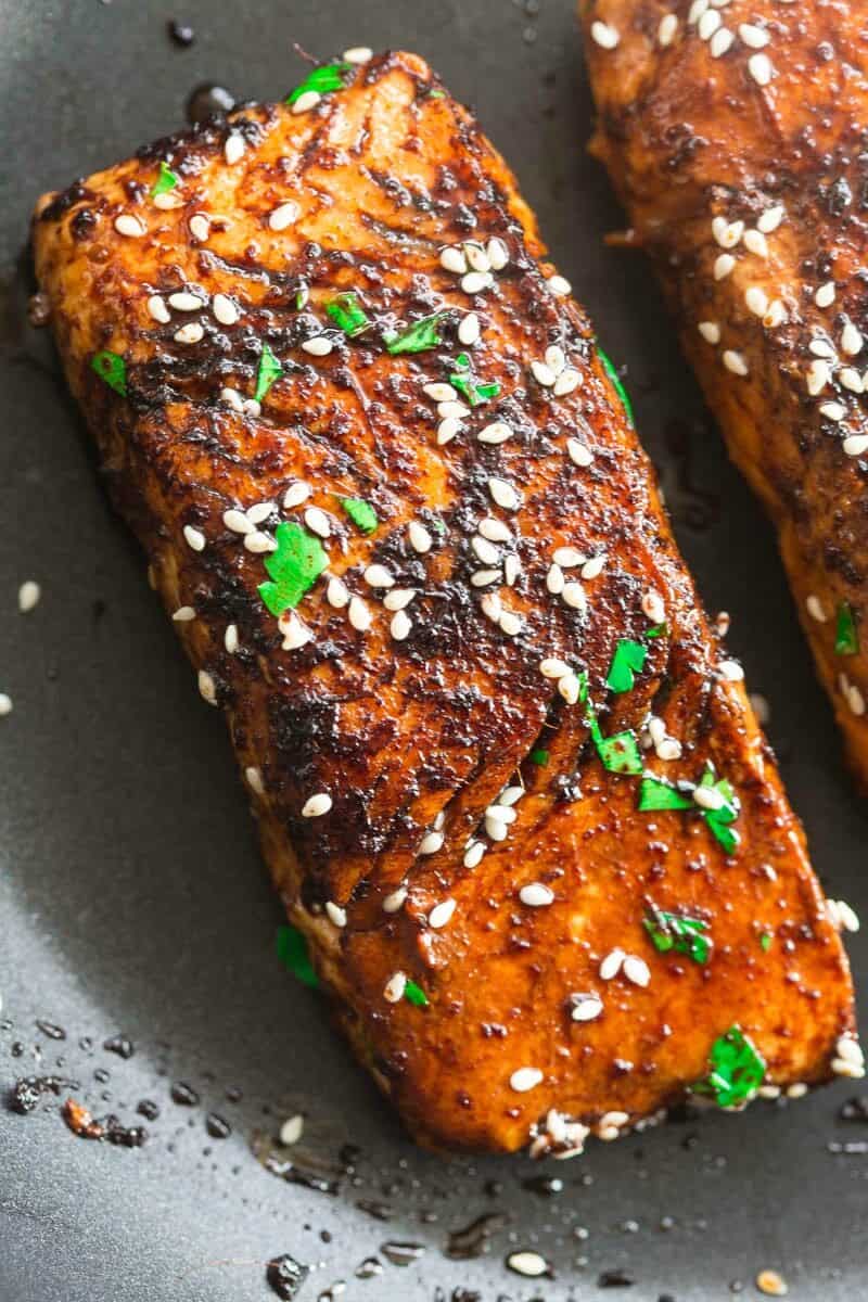 pan seared salmon