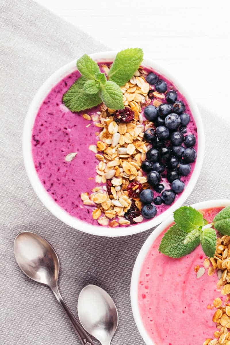 low carb smoothie bowl