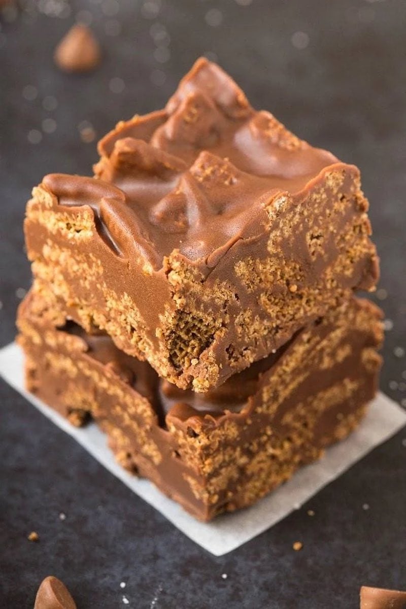 homemade kit kat bars.