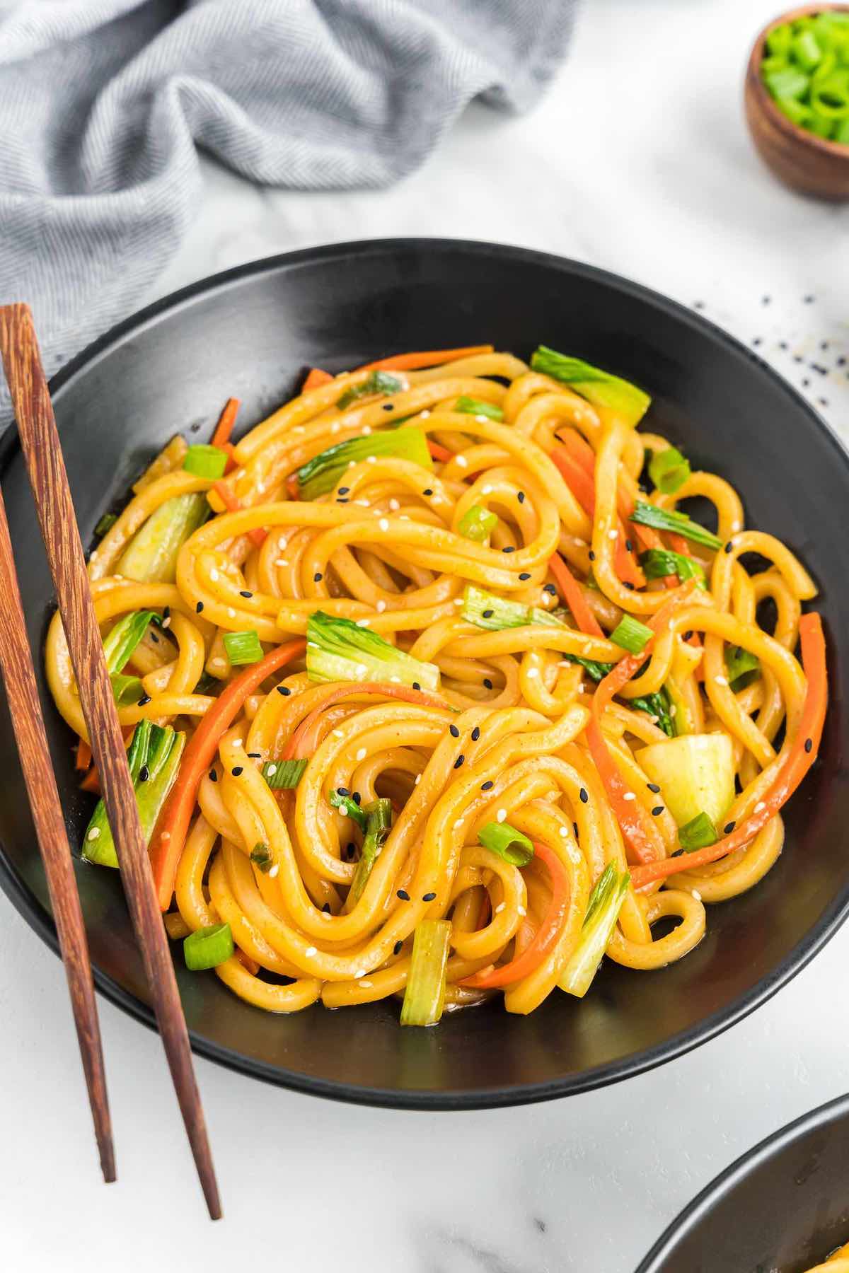 korean spicy noodles.