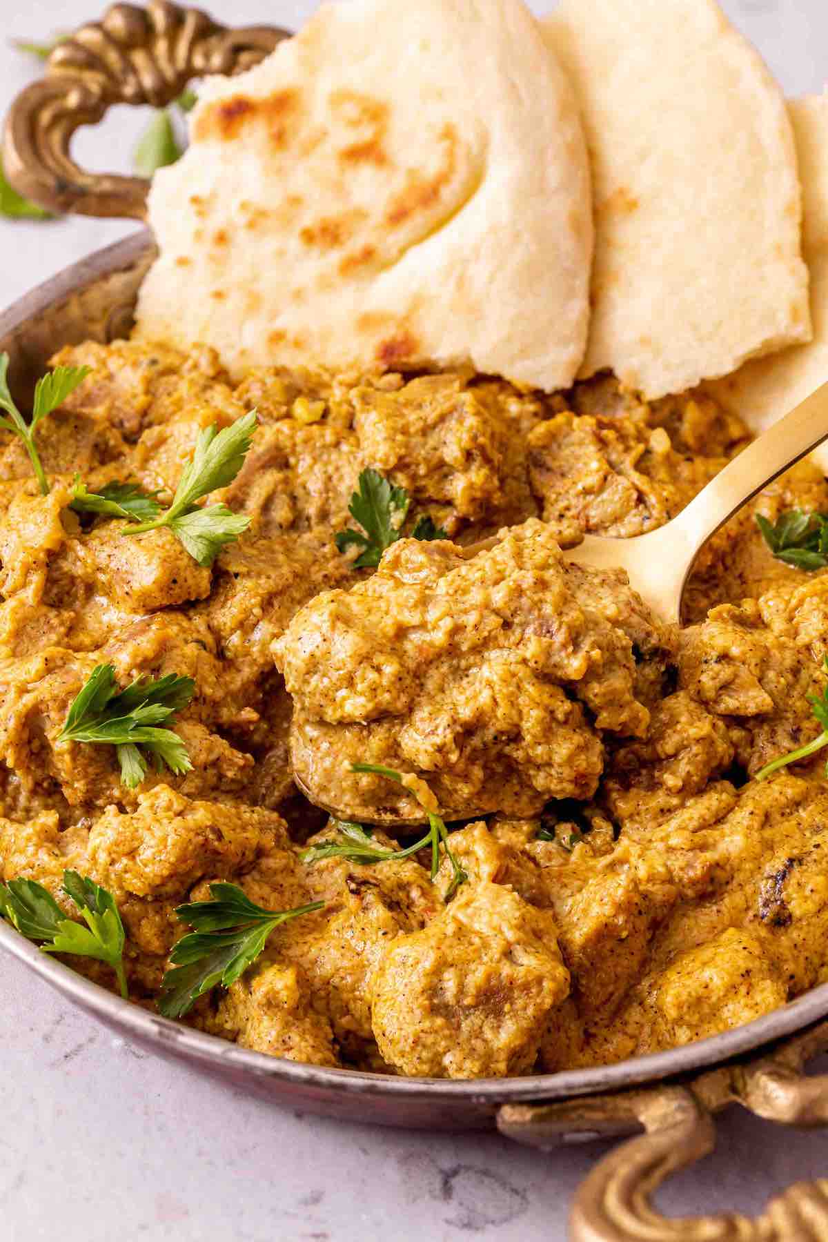 mutton korma.