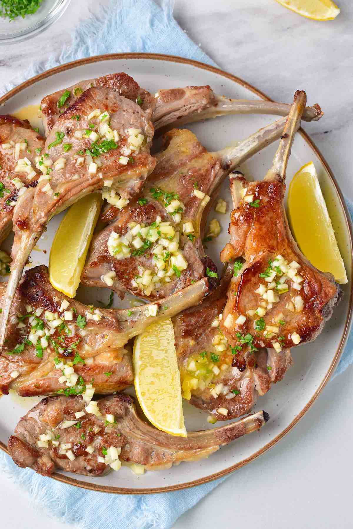 lamb lollipops.