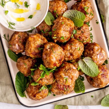 lamb meatballs recipe.