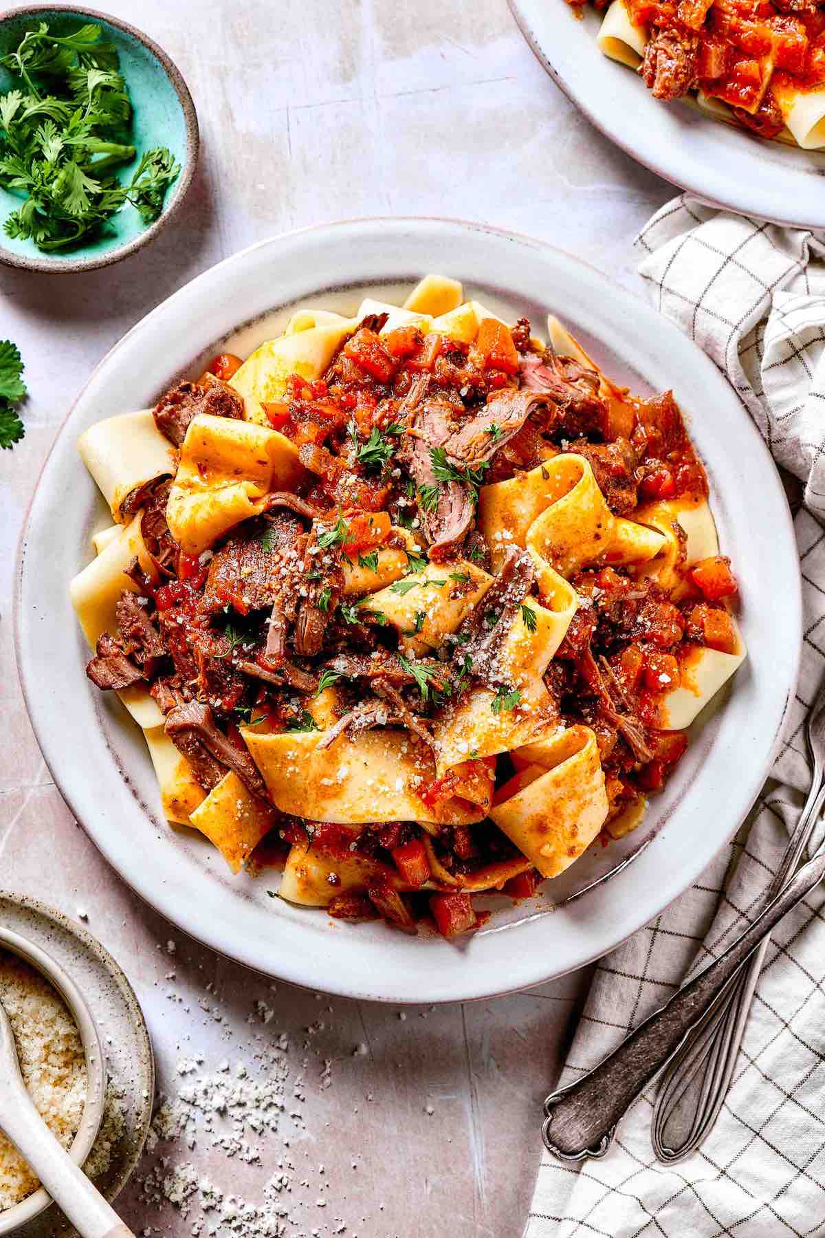 lamb pasta.