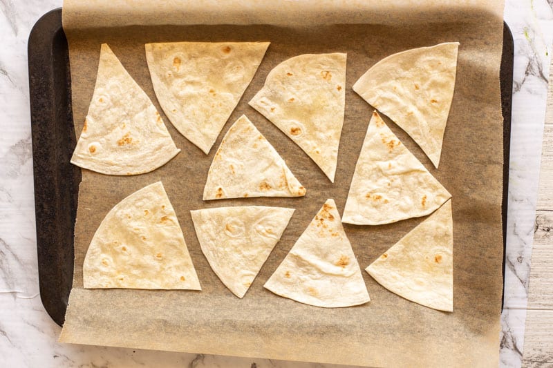 uncooked tortilla chips