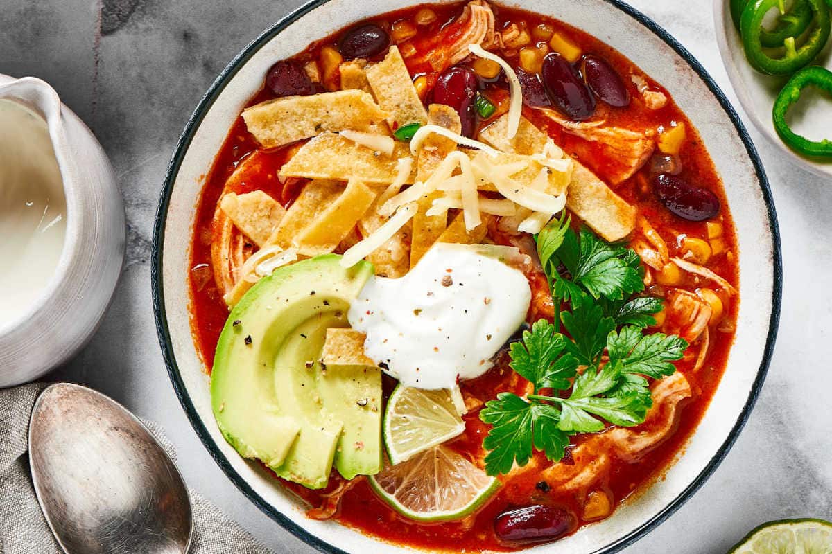 chicken tortilla soup.