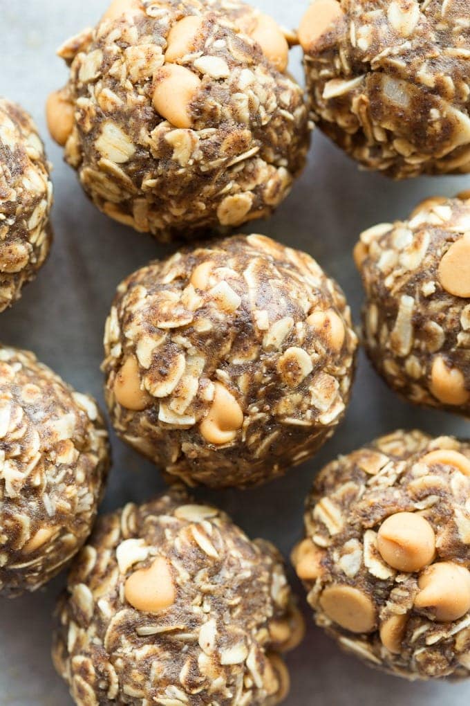 oatmeal peanut butter balls.