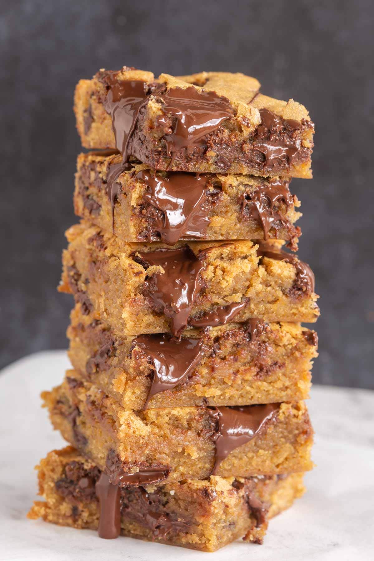 peanut butter blondies.