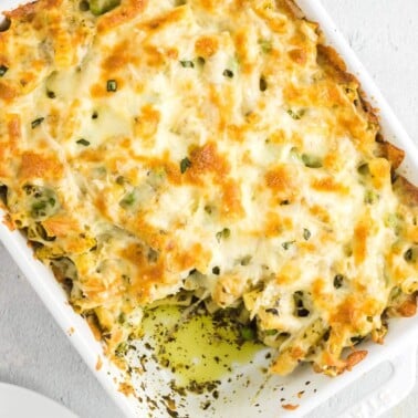 pesto pasta bake recipe.