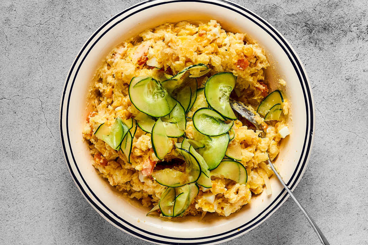 creamy Japanese potato salad.