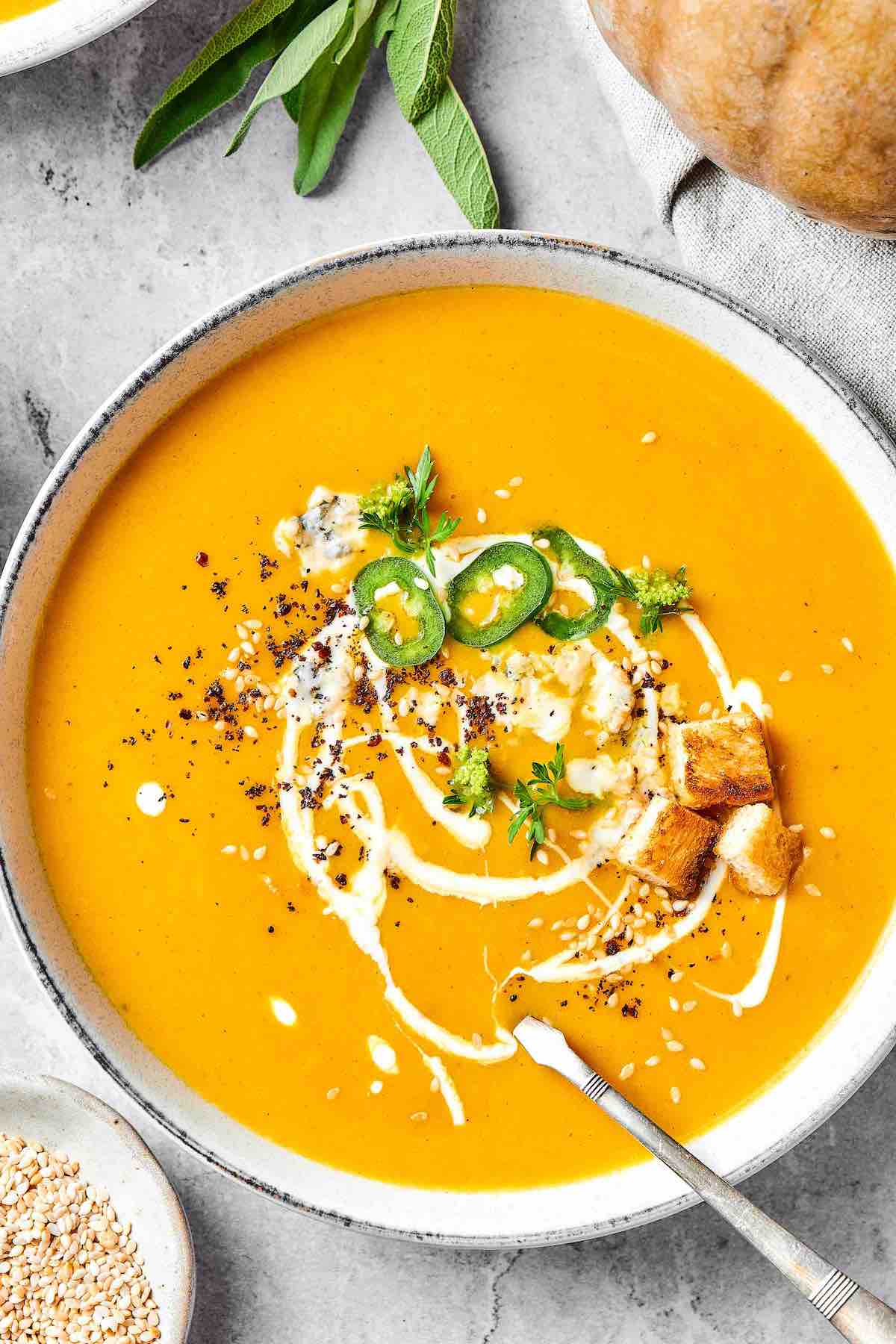 pumpkin soup.