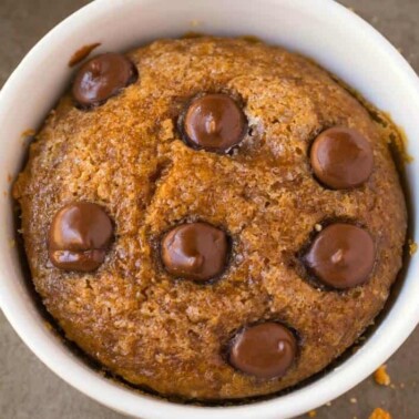 pumpkin mug cake