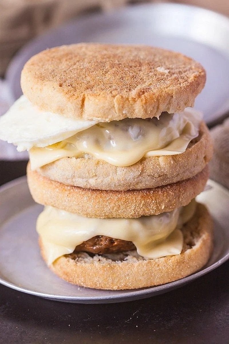 sausage mcmuffin.