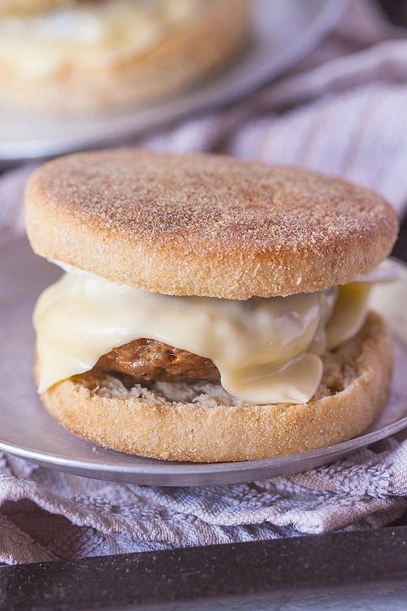 sausage egg mcmuffin.