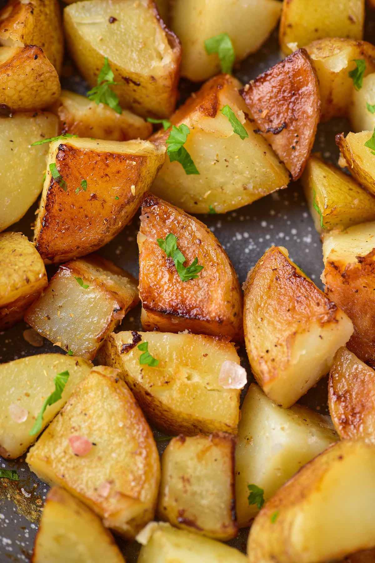 saute potatoes.