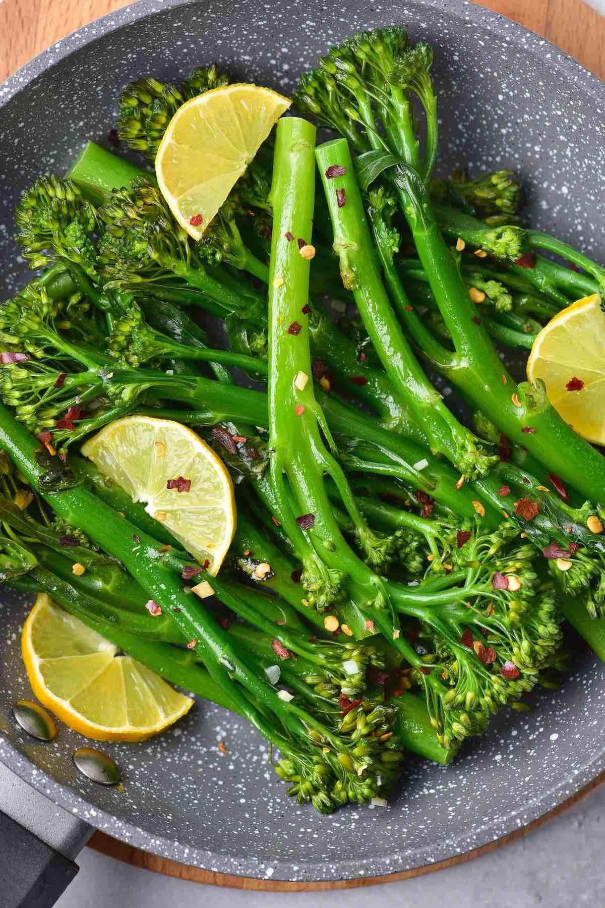 sauteed broccolini.