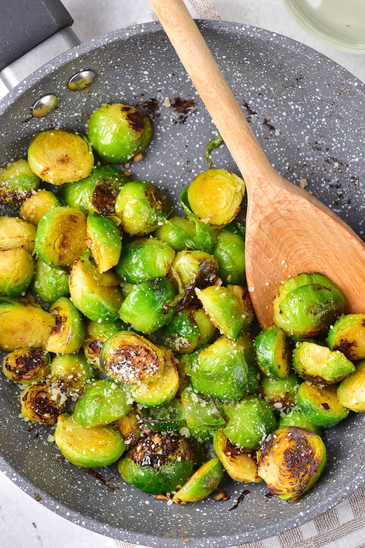 sauteed brussel sprouts.