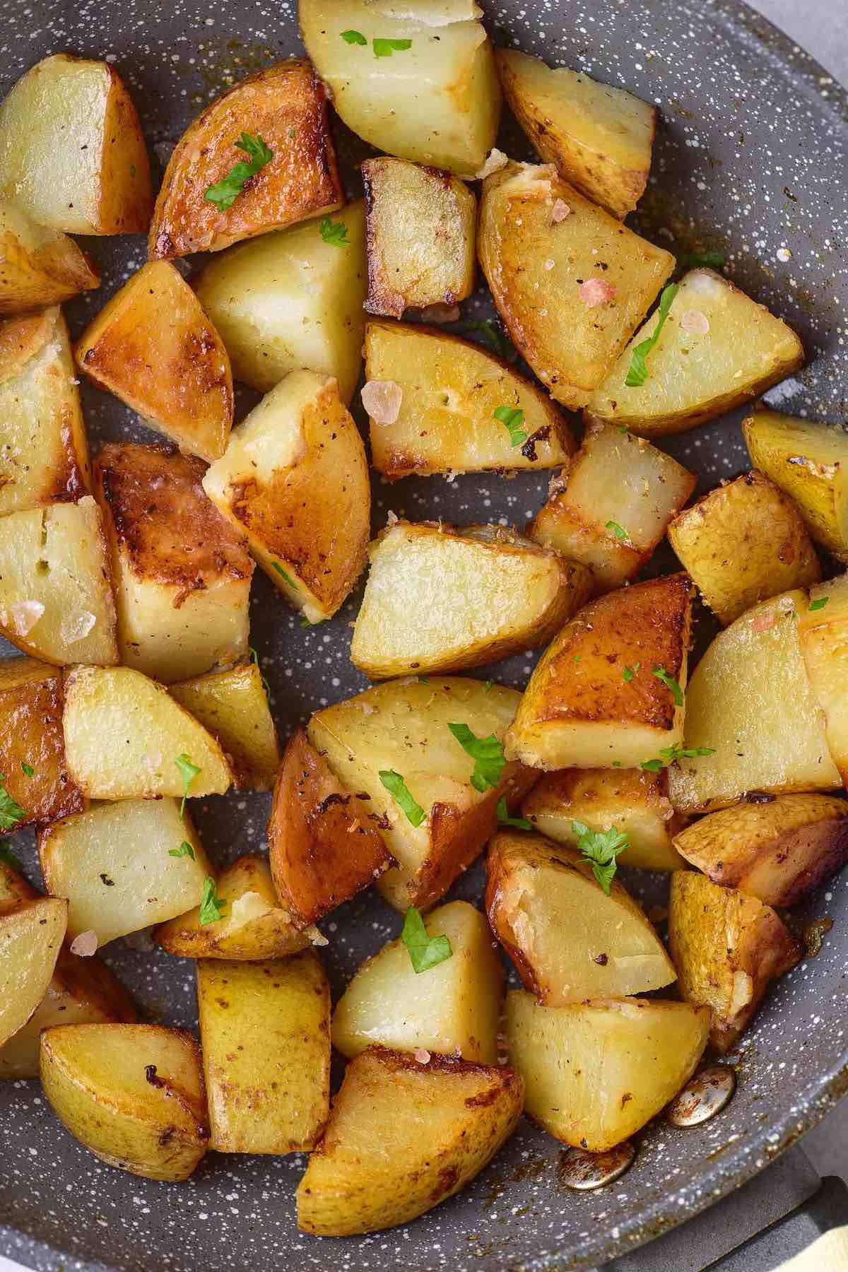 sauteed potatoes.