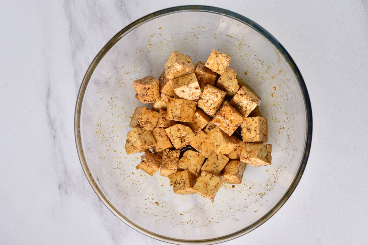 seasoned tofu.