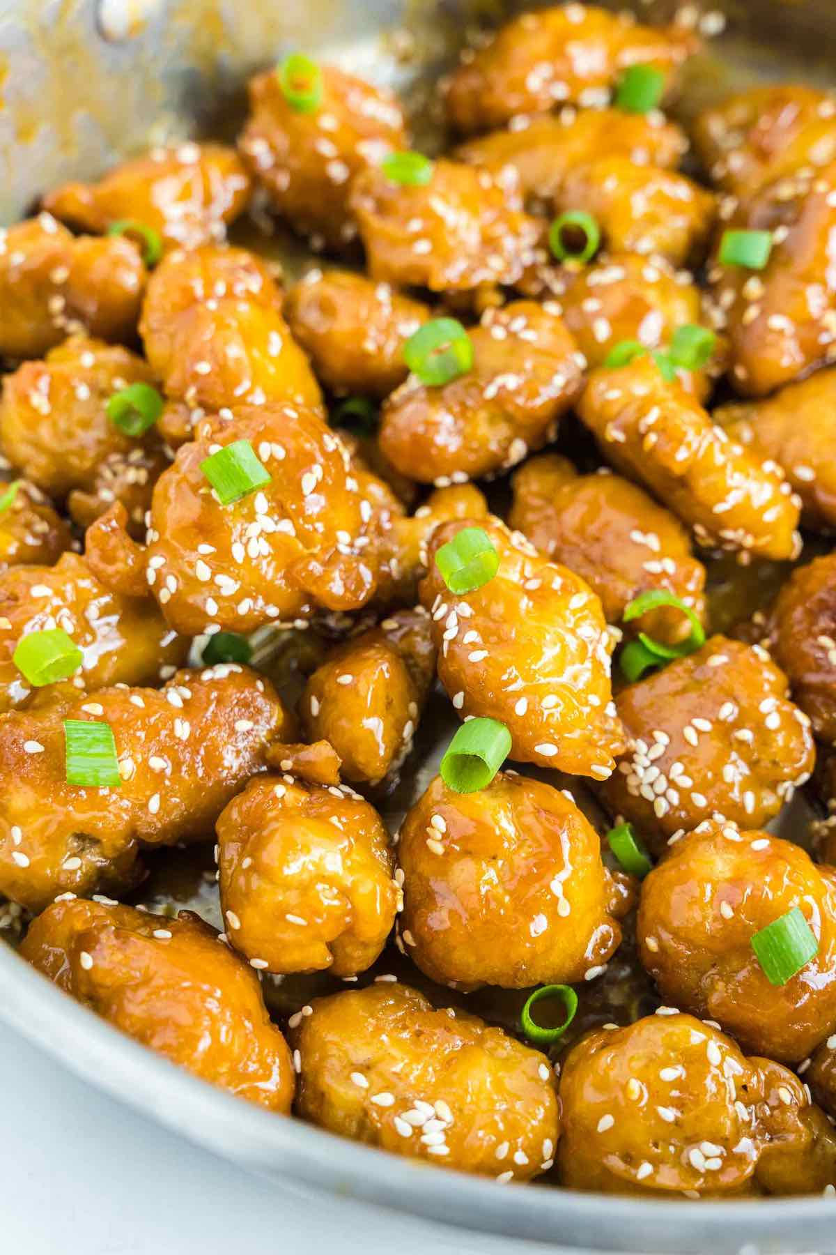 sesame chicken.