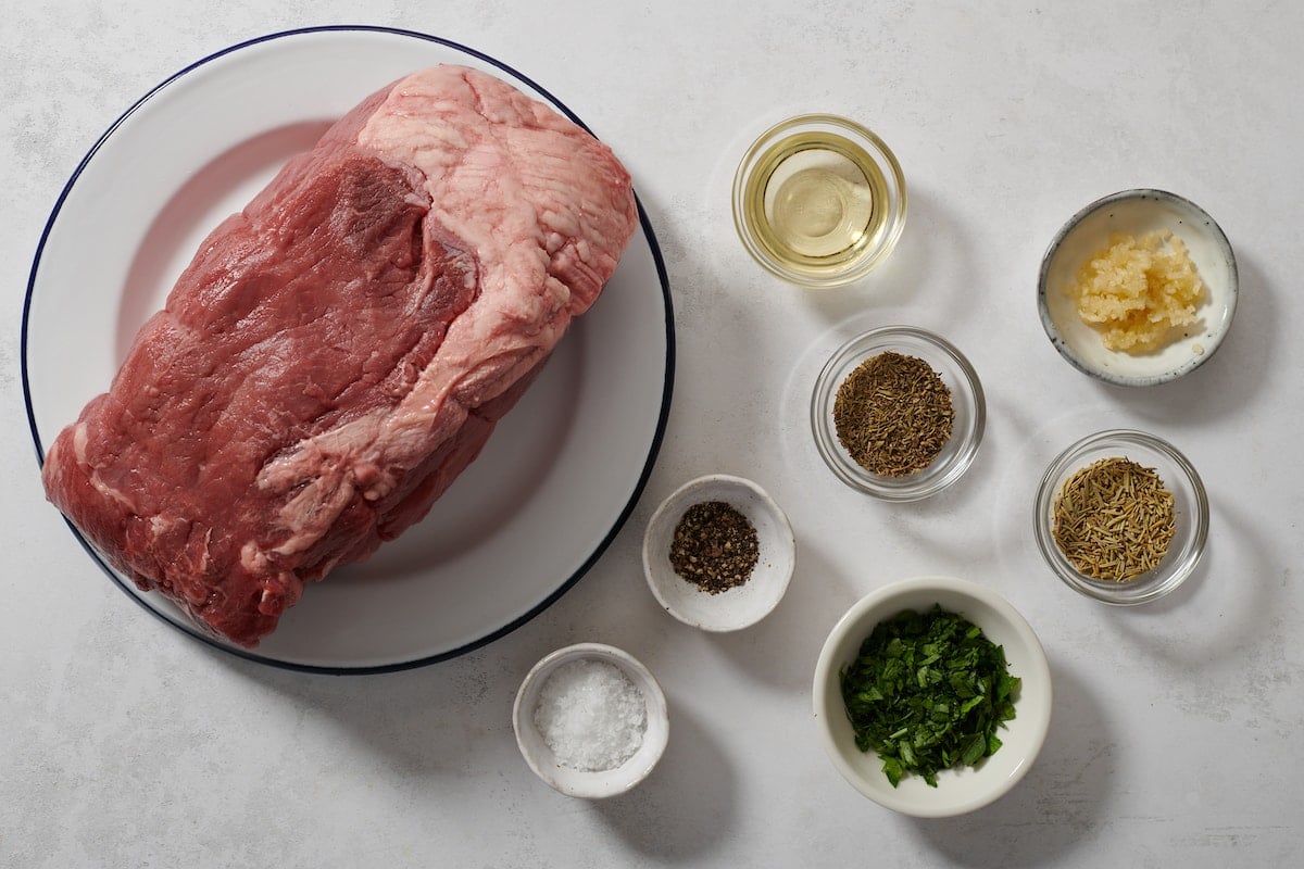 sirloin tip roast ingredients.