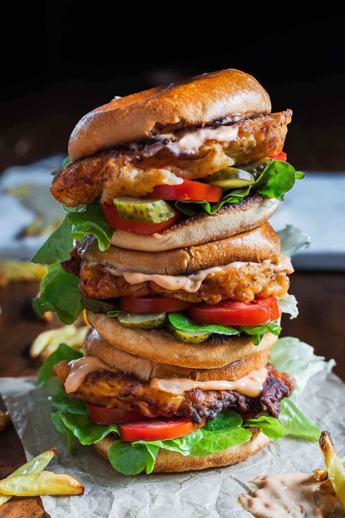 spicy crispy chicken sandwich.