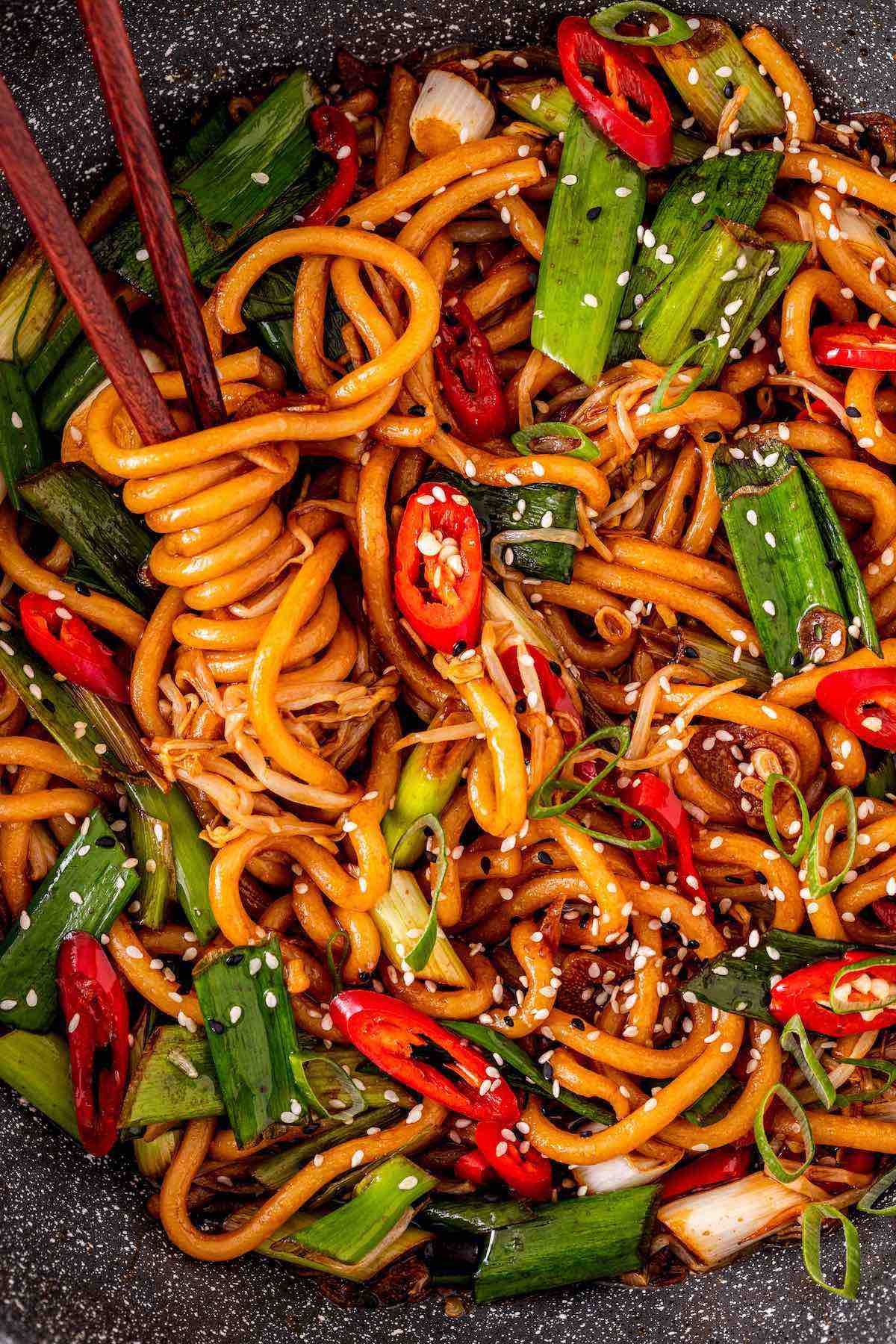 spicy noodles.