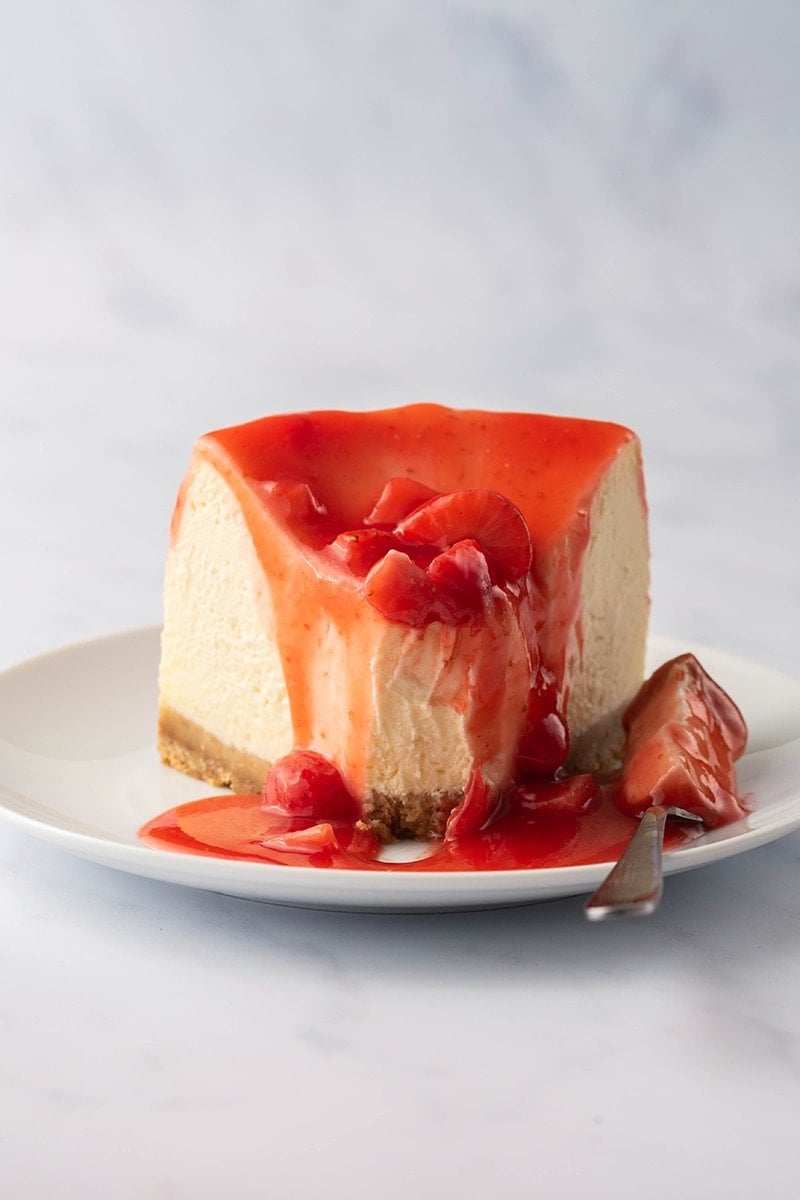 strawberry cheesecake.