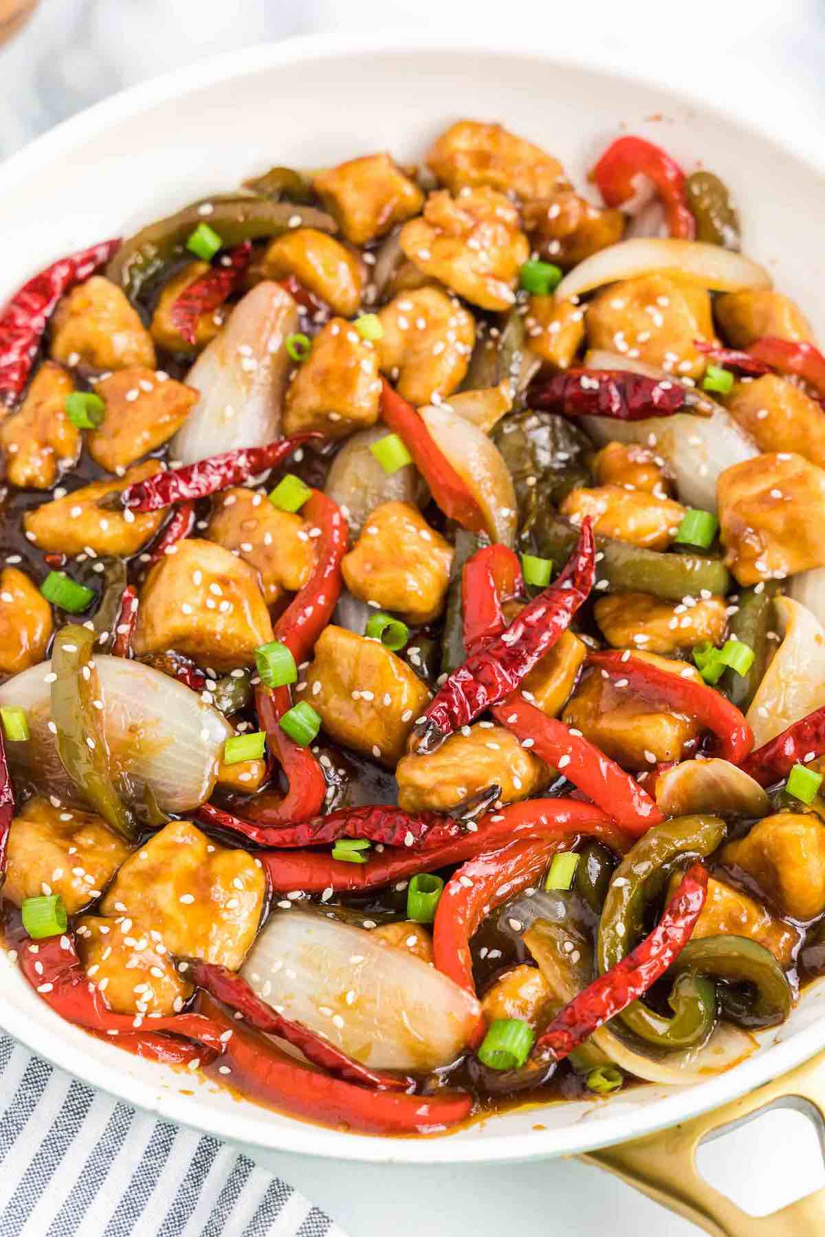 szechuan chicken.