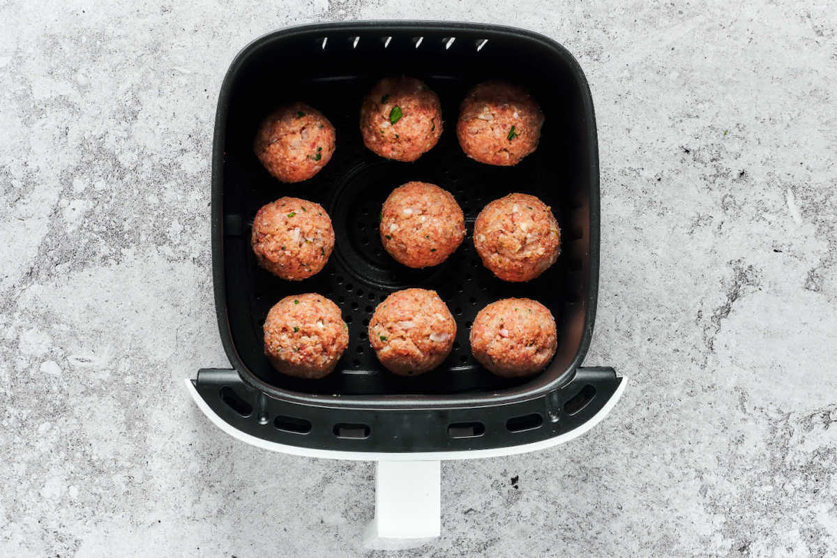 turkey meatballs in air fryer.