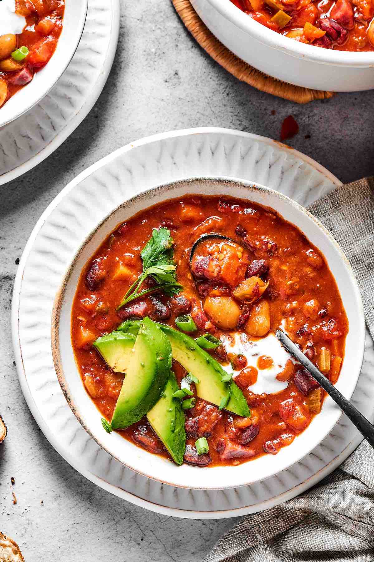 vegan chili.