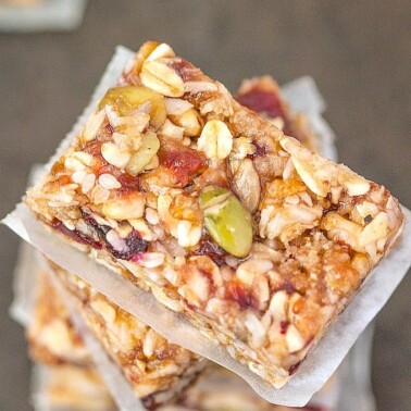 no bake vegan granola bars