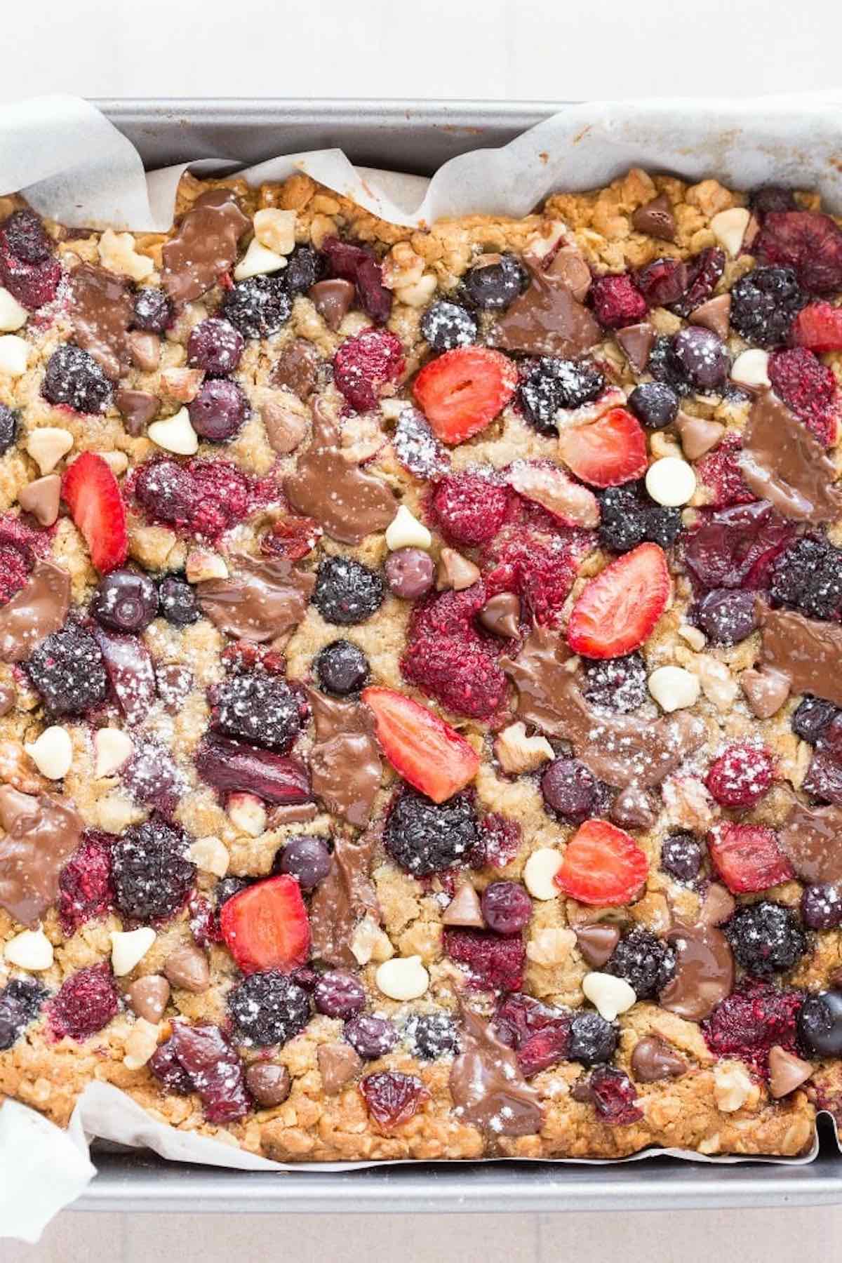 vegan oatmeal bake.