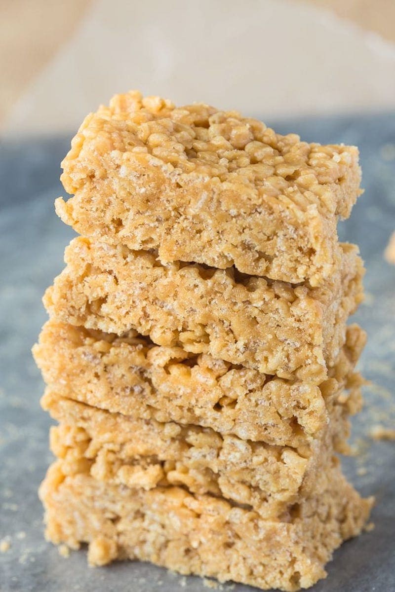 rice crispy treats no marshmallows.