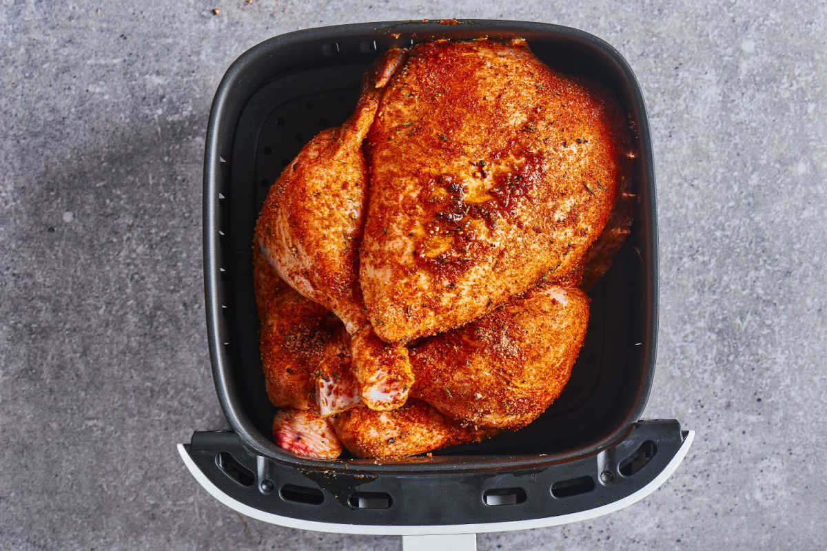 whole chicken in air fryer.