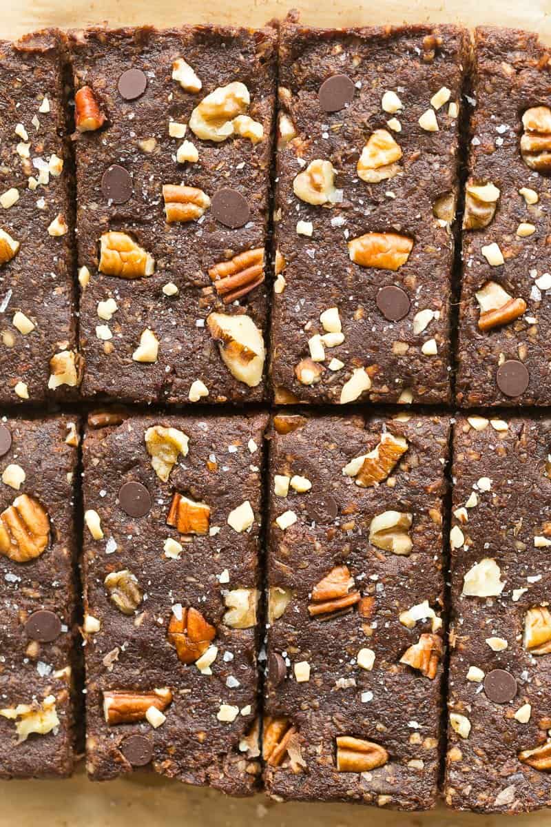 whole30 raw brownies with dates