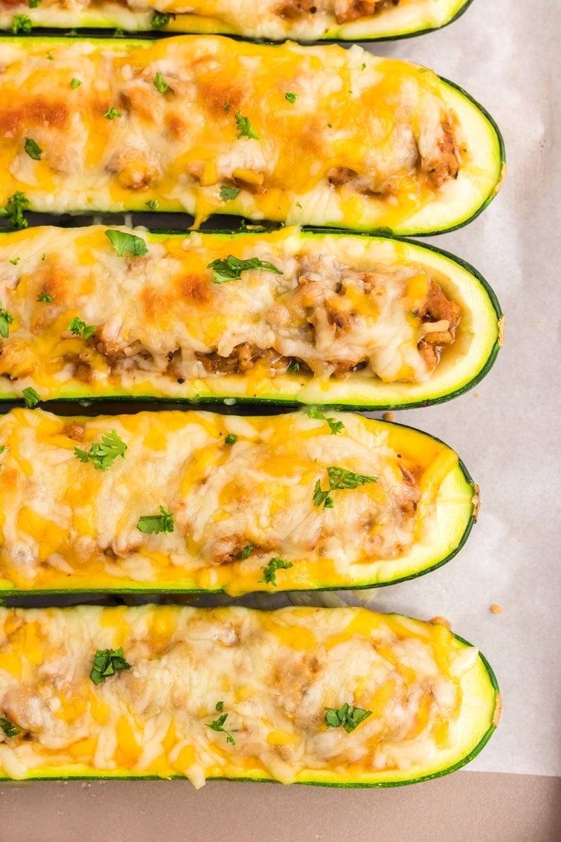 zucchini boats.